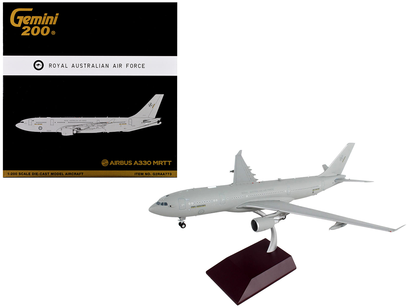 Airbus A330 MRTT Tanker Aircraft "Royal Australian Air Force" Gray "Gemini 200" Series 1/200 Diecast Model Airplane by GeminiJets free shipping USA