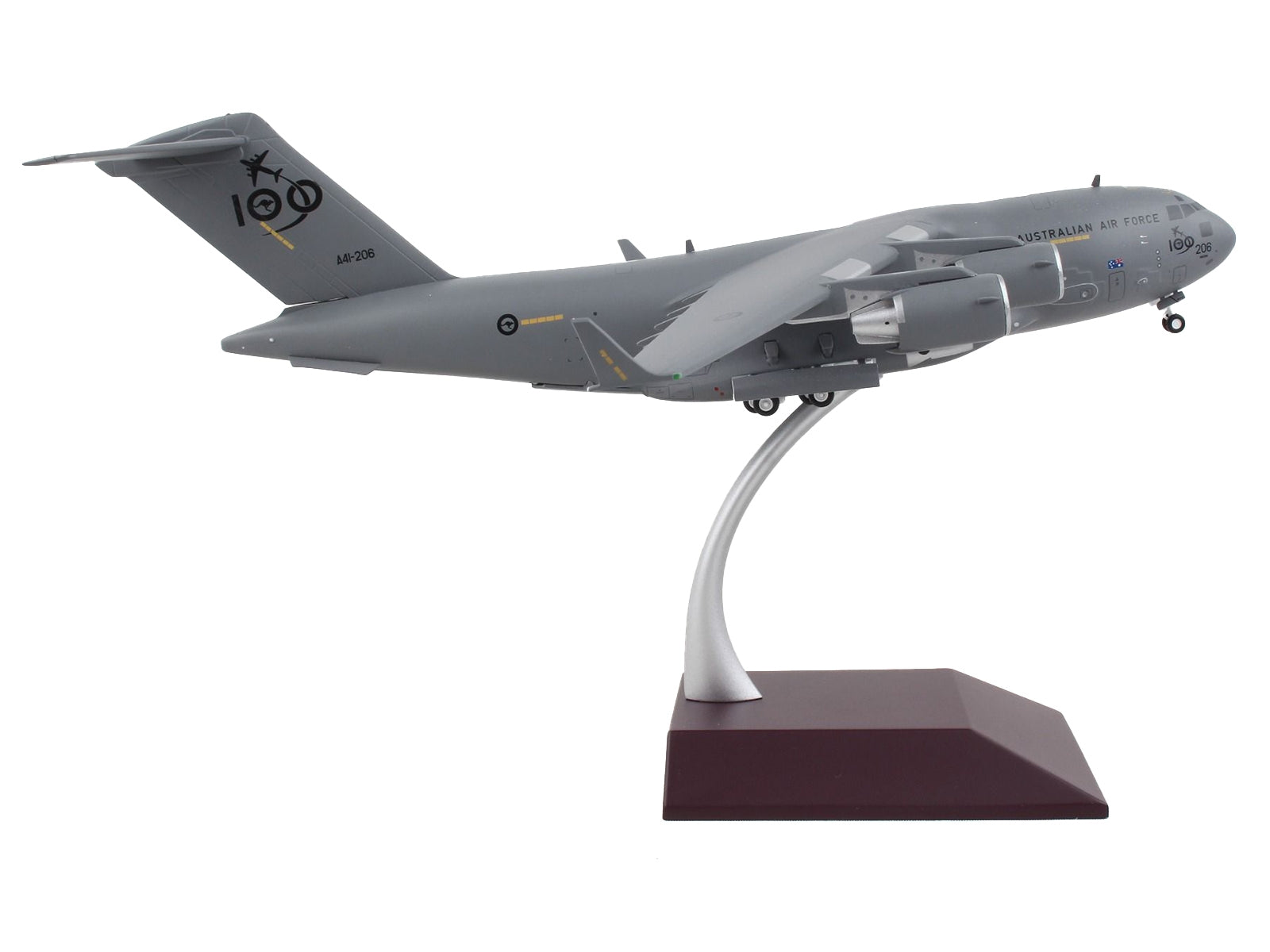 Boeing C-17 Globemaster III Transport Aircraft "Royal Australian Air Force - 100th Anniversary" Gray "Gemini 200" Series 1/200 Diecast Model Airplane by GeminiJets - Premium Boeing from GeminiJets - Just $138.99! Shop now at Rapidvehicles