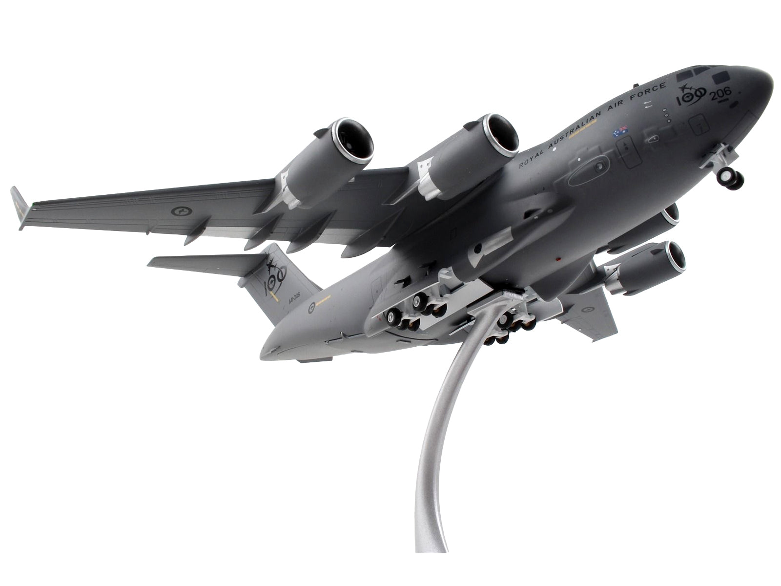 Boeing C-17 Globemaster III Transport Aircraft "Royal Australian Air Force - 100th Anniversary" Gray "Gemini 200" Series 1/200 Diecast Model Airplane by GeminiJets - Premium Boeing from GeminiJets - Just $138.99! Shop now at Rapidvehicles