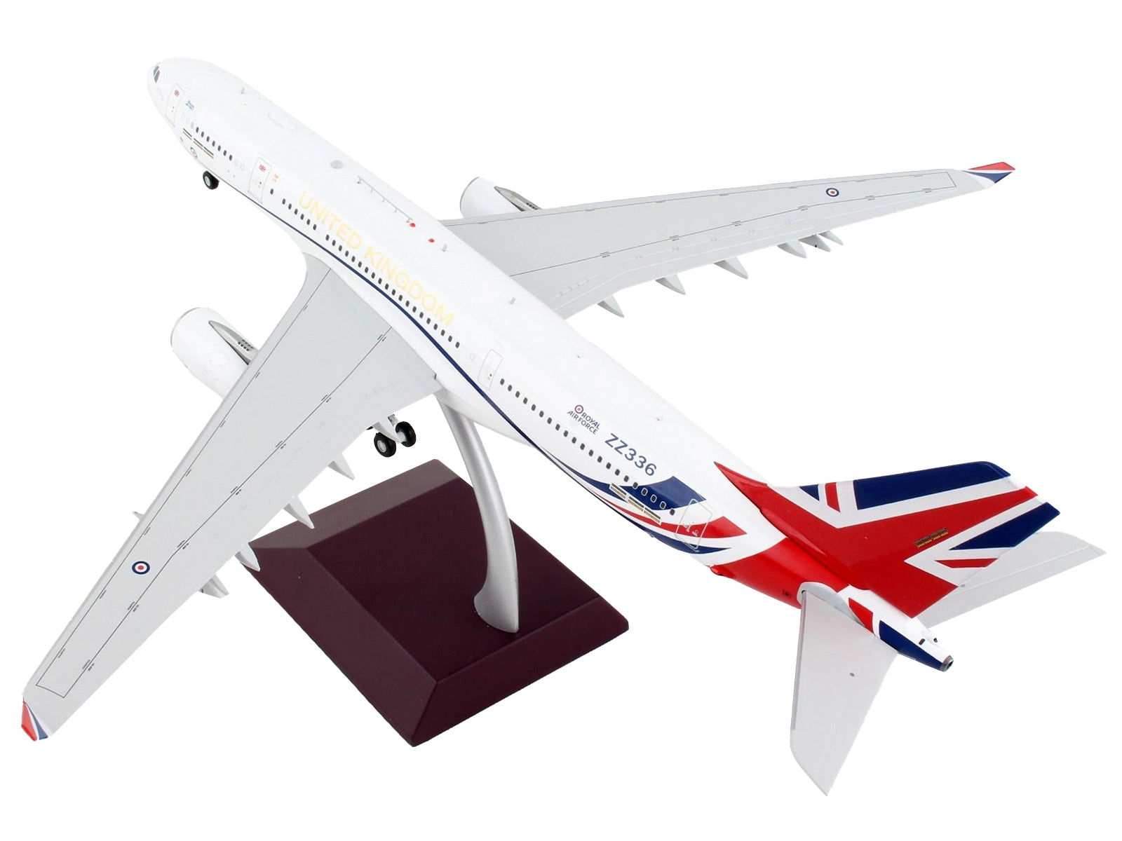 Airbus A330 MRTT Tanker Aircraft "British Royal Air Force" White with United Kingdom Flag Graphics "Gemini 200" Series 1/200 Diecast Model Airplane by GeminiJets - Premium Aircrafts and War Planes from GeminiJets - Just $164.99! Shop now at Rapidvehicles