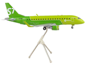 Embraer ERJ-170 Commercial Aircraft "S7 Airlines" Lime Green "Gemini 200" Series 1/200 Diecast Model Airplane by GeminiJets - Premium Embraer from GeminiJets - Just $112.99! Shop now at Rapidvehicles