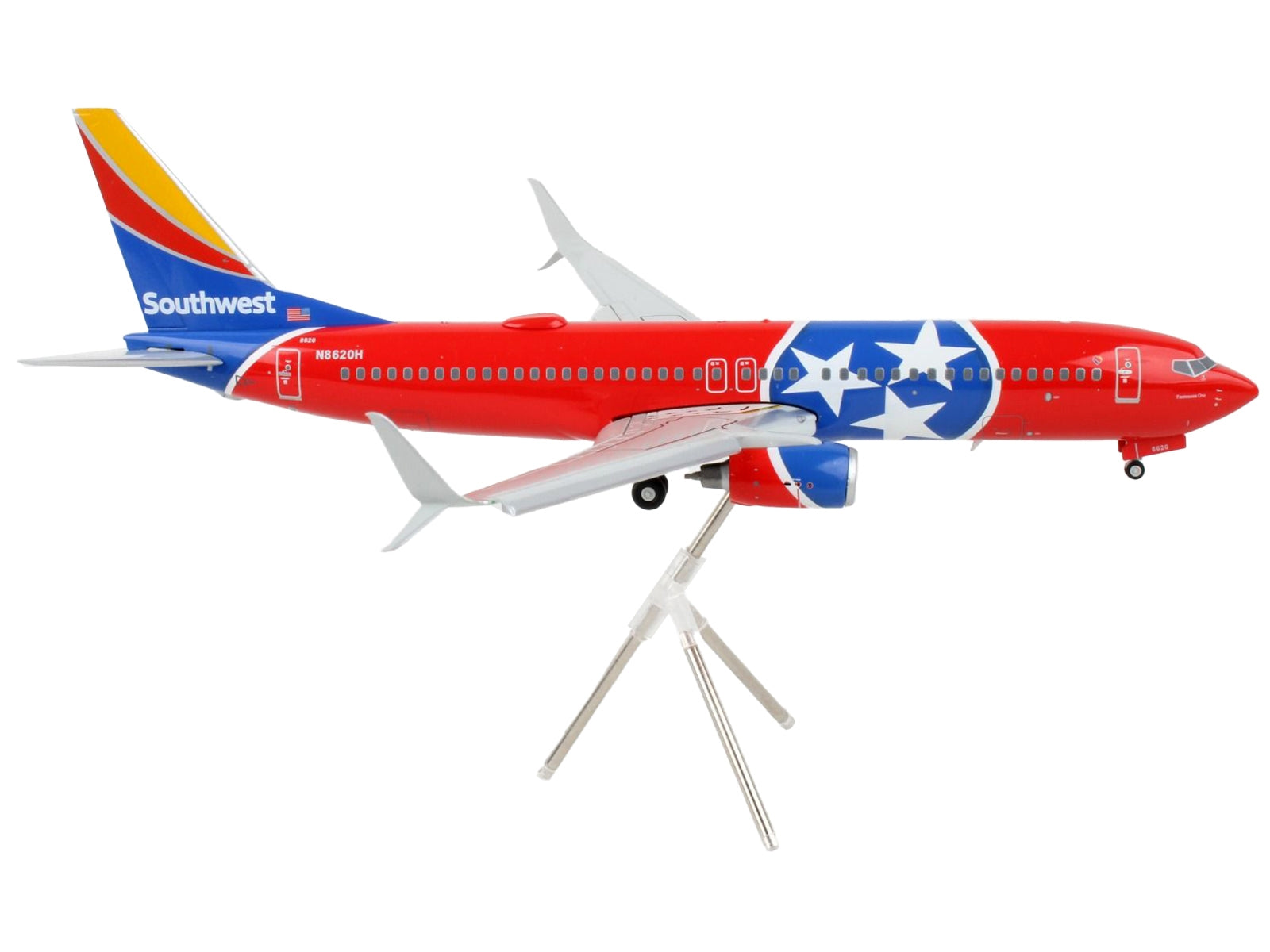 Boeing 737-800 Commercial Aircraft with Flaps Down "Southwest - Premium Boeing from GeminiJets - Just $148.99! Shop now at Rapidvehicles