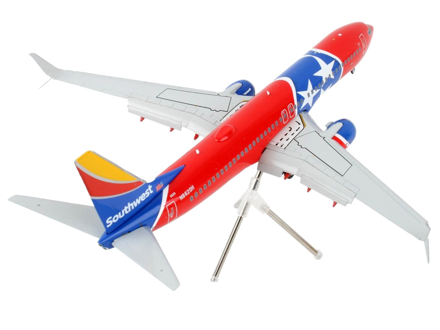 Boeing 737-800 Commercial Aircraft with Flaps Down "Southwest - Premium Boeing from GeminiJets - Just $148.99! Shop now at Rapidvehicles