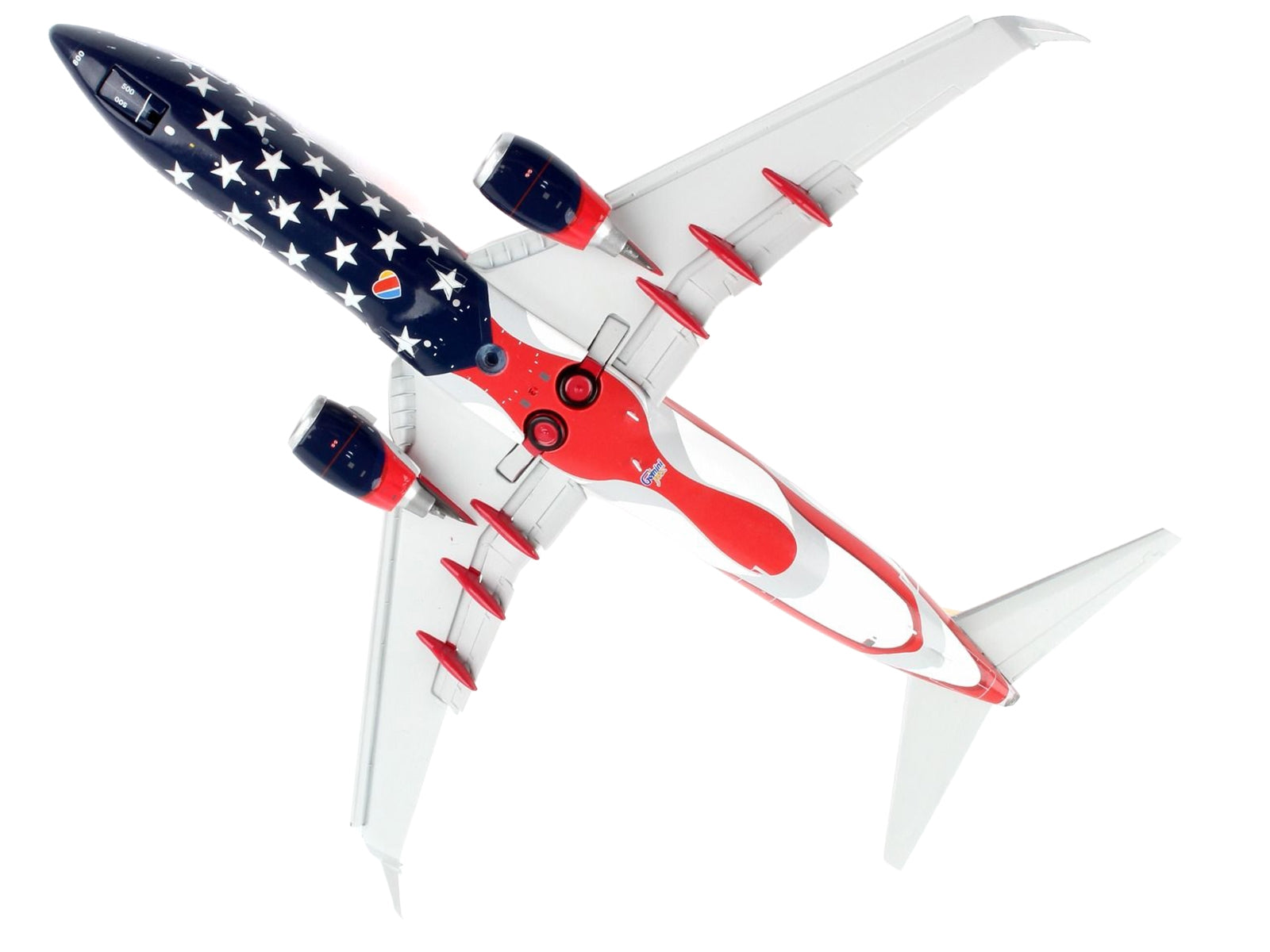 Boeing 737-800 Commercial Aircraft with Flaps Down "Southwest Airlines - Freedom One" American Flag Livery "Gemini 200" Series 1/200 Diecast Model Airplane by GeminiJets - Premium Boeing from GeminiJets - Just $127.99! Shop now at Rapidvehicles