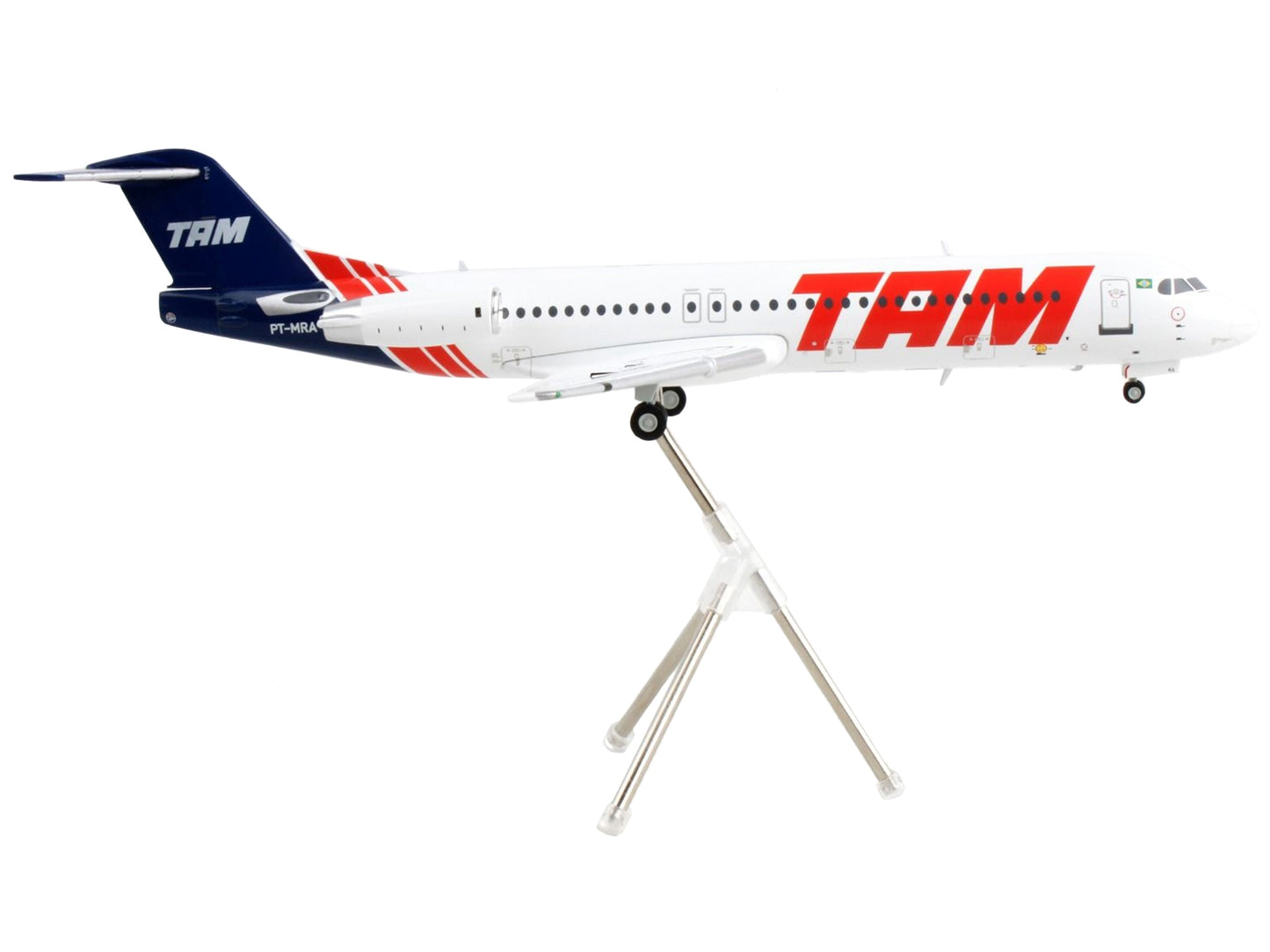 Fokker F100 Commercial Aircraft "TAM Linhas Aereas - Airlines" - Premium Fokker from GeminiJets - Just $108.89! Shop now at Rapidvehicles