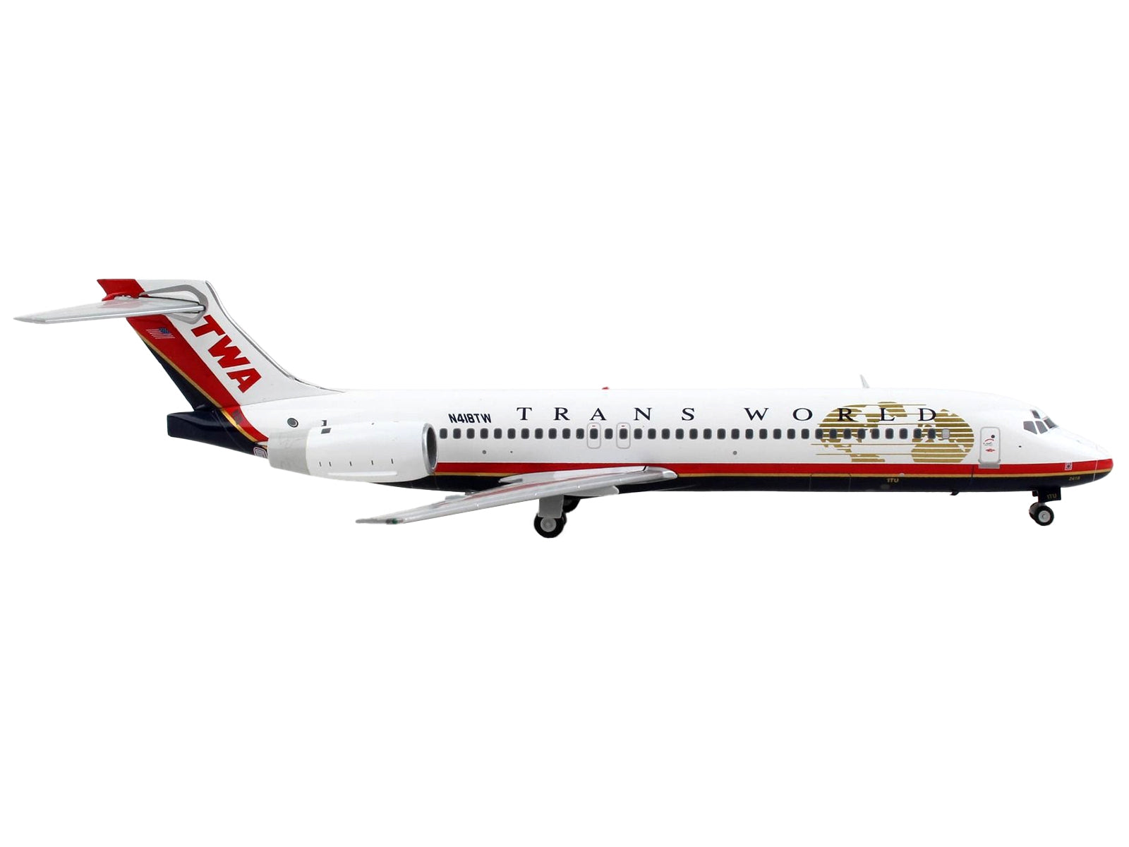 Boeing 717-200 Commercial Aircraft "Trans World Airlines" White with Red Stripes "Gemini 200" Series 1/200 Diecast Model Airplane by GeminiJets - Premium Boeing from GeminiJets - Just $122.99! Shop now at Rapidvehicles