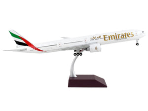 Boeing 777-300ER Commercial Aircraft "Emirates Airlines" White with Striped Tail "Gemini 200" Series 1/200 Diecast Model Airplane by GeminiJets - Premium Boeing from GeminiJets - Just $163.99! Shop now at Rapidvehicles