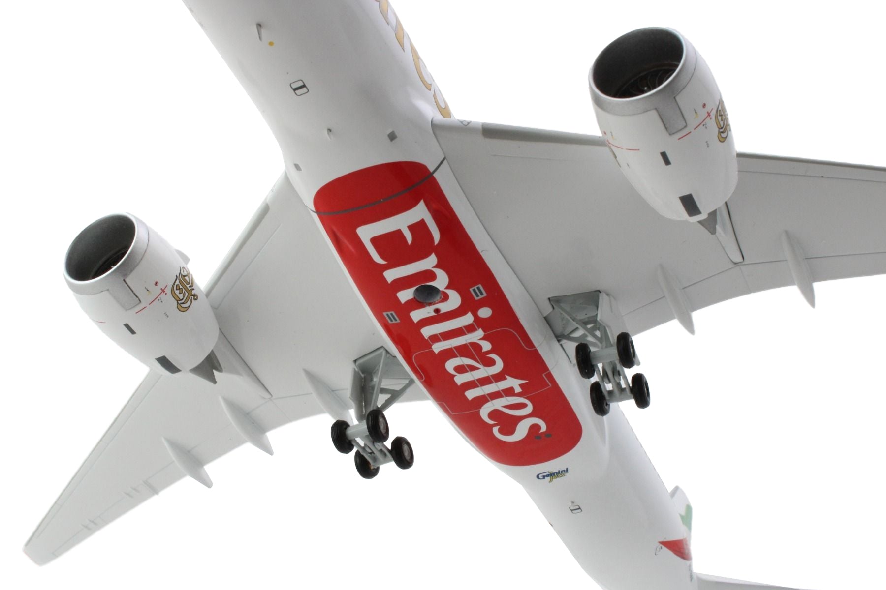 Airbus A350-900 Commercial Aircraft "Emirates Airlines" White with Striped Tail "Gemini 200" Series 1/200 Diecast Model Airplane by GeminiJets - Premium Aircrafts and War Planes from GeminiJets - Just $172.99! Shop now at Rapidvehicles