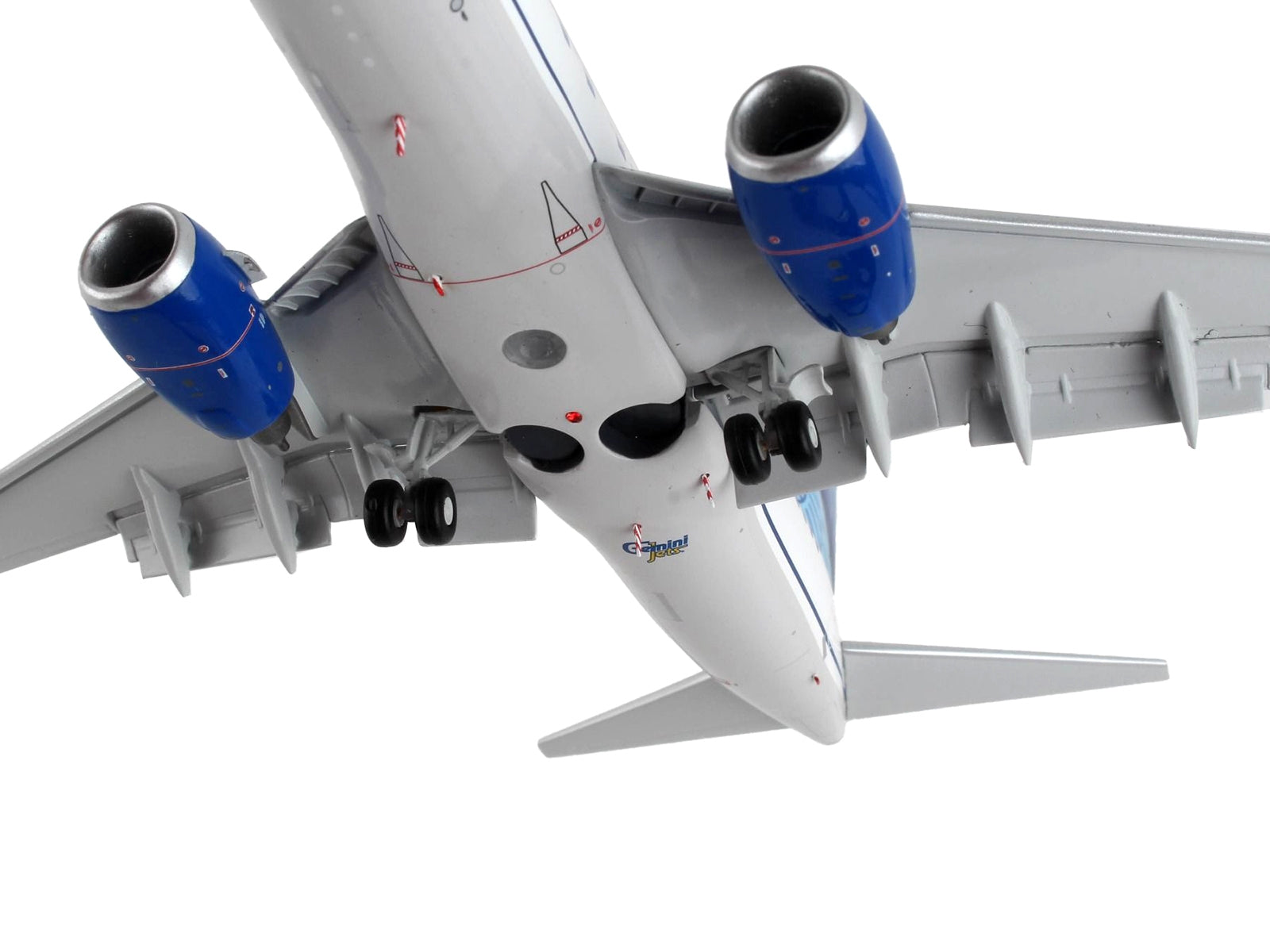 Boeing 737-700 Commercial Aircraft with Flaps Down "United Airlines" White with Blue Tail "Gemini 200" Series 1/200 Diecast Model Airplane by GeminiJets - Premium Boeing from GeminiJets - Just $127.99! Shop now at Rapidvehicles