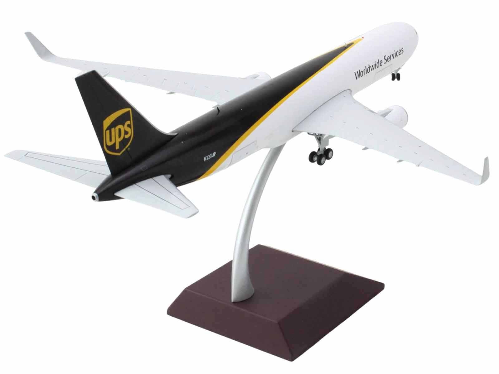 Boeing 767-300F Commercial Aircraft "UPS Worldwide Services" (N323UP) White with Brown Tail "Gemini 200 - Interactive Series" 1/200 Diecast Model Airplane by GeminiJets - Premium Boeing from GeminiJets - Just $149.99! Shop now at Rapidvehicles