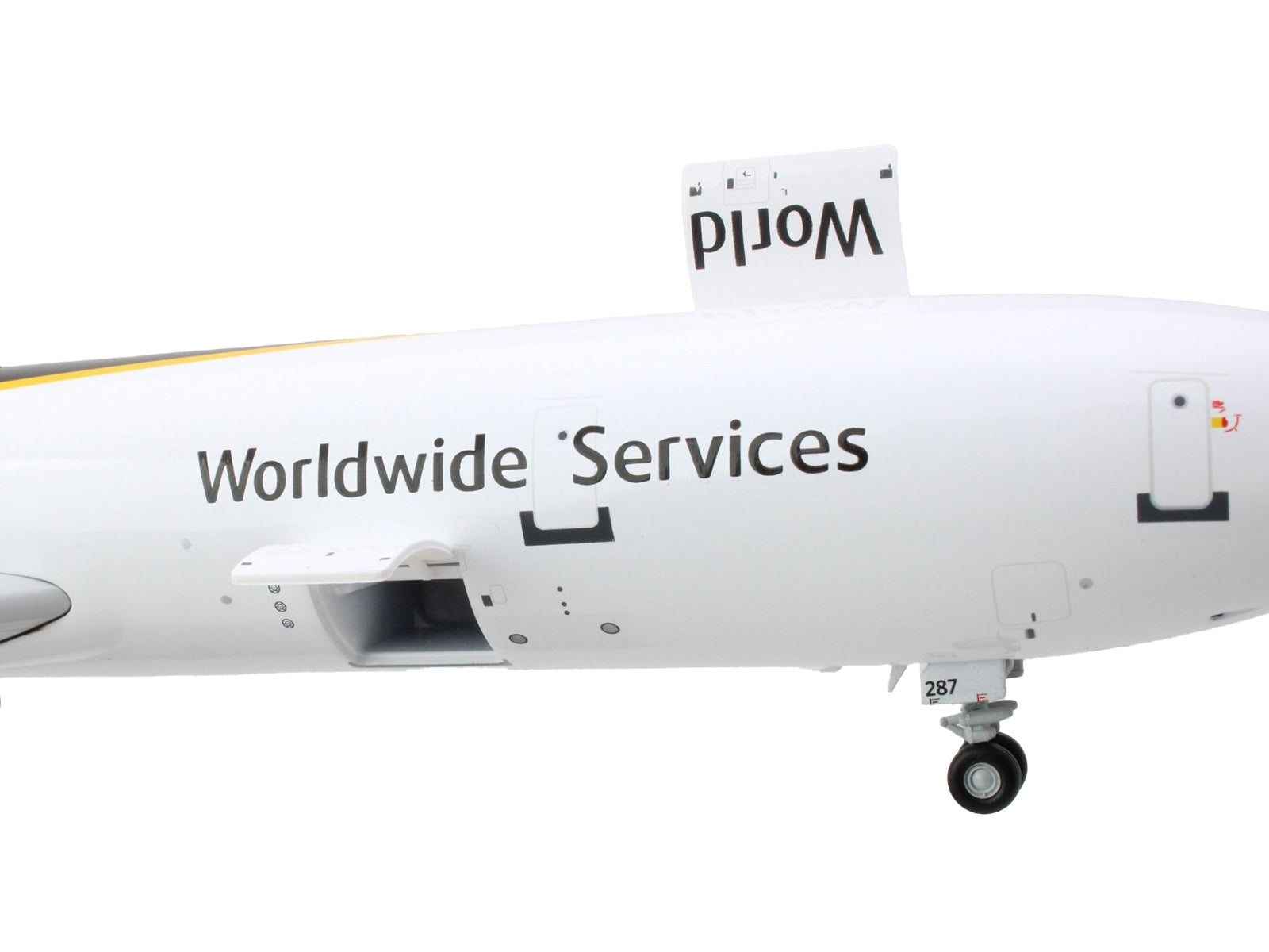 McDonnell Douglas MD-11F Commercial Aircraft "UPS Worldwide Services" White with Brown Tail "Gemini 200 - Interactive" Series 1/200 Diecast Model Airplane by GeminiJets - Premium McDonnell Douglas from GeminiJets - Just $178.99! Shop now at Rapidvehicles