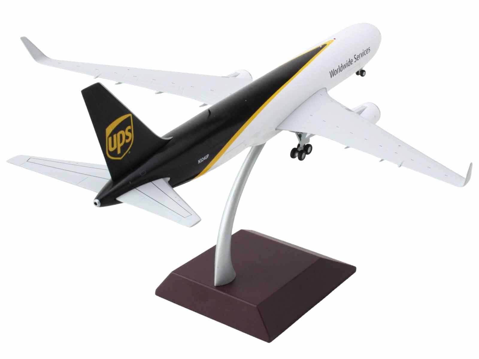 Boeing 767-300F Commercial Aircraft "UPS Worldwide Services" (N324UP) White and Brown "Gemini 200" Series 1/200 Diecast Model Airplane by GeminiJets - Premium Boeing from GeminiJets - Just $138.99! Shop now at Rapidvehicles