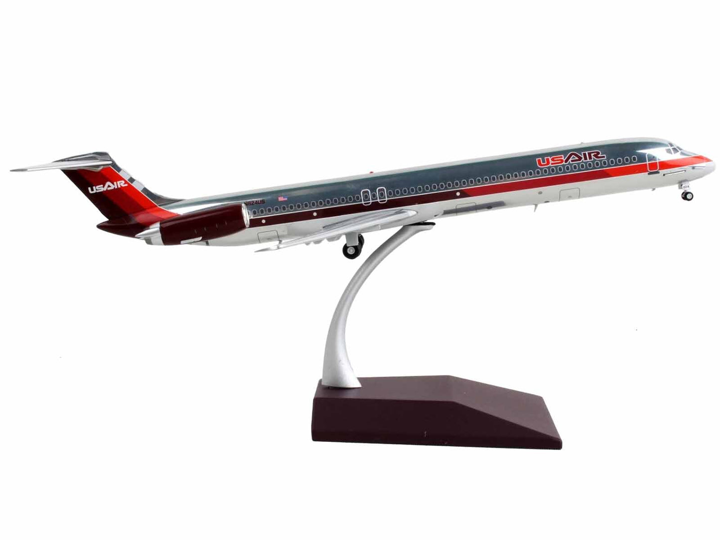 McDonnell Douglas MD-82 Commercial Aircraft "USAir" Silver with - Premium McDonnell Douglas from GeminiJets - Just $149.99! Shop now at Rapidvehicles