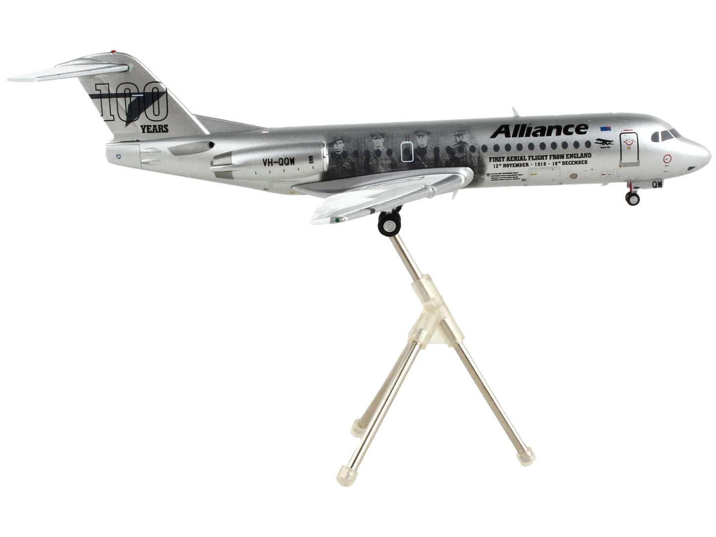 Fokker F70 Commercial Aircraft "Alliance Airlines - 100 Years - Premium Fokker from GeminiJets - Just $110.69! Shop now at Rapidvehicles