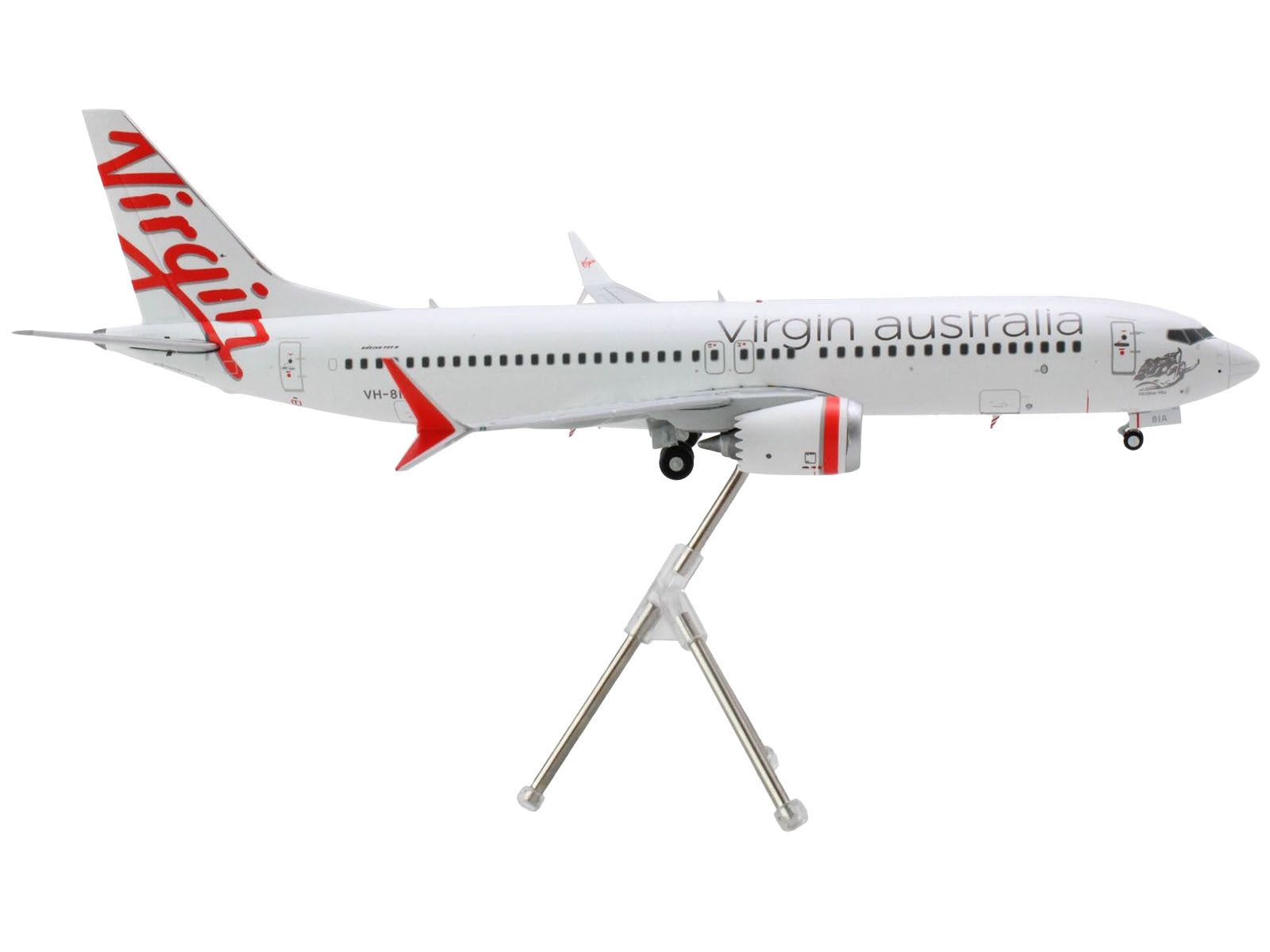 Boeing 737 MAX 8 Commercial Aircraft "Virgin Australia" (VH-8IA) White with Red Tail Graphics "Gemini 200" Series 1/200 Diecast Model Airplane by GeminiJets - Premium Boeing from GeminiJets - Just $126.99! Shop now at Rapidvehicles