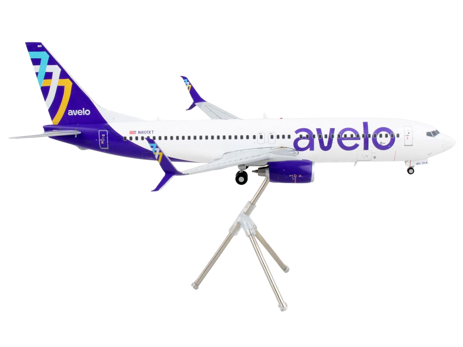 Boeing 737-800 Commercial Aircraft "Avelo Airlines" White with - Premium Boeing from GeminiJets - Just $143.99! Shop now at Rapidvehicles