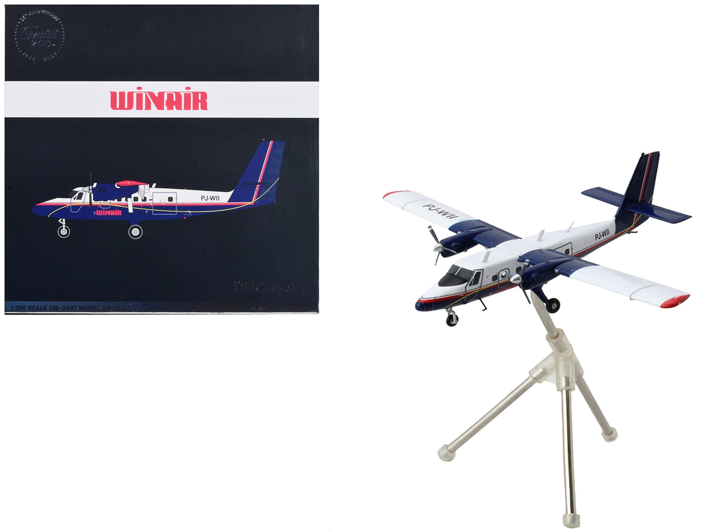 De Havilland DHC-6-300 Commercial Aircraft with Flaps Down - Premium De Havilland from GeminiJets - Just $93.59! Shop now at Rapidvehicles