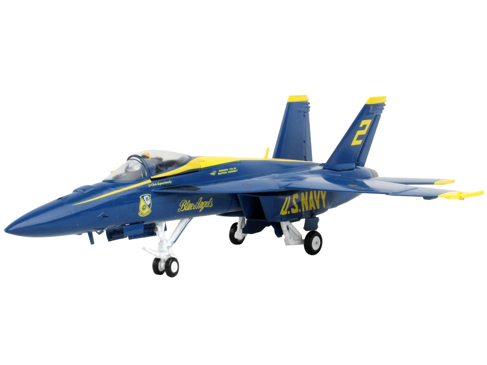 Boeing F/A-18E Super Hornet Fighter Aircraft "Blue Angels #2" United States Navy "Gemini Aces" Series 1/72 Diecast Model Airplane by GeminiJets - Premium Boeing from GeminiJets - Just $131.99! Shop now at Rapidvehicles