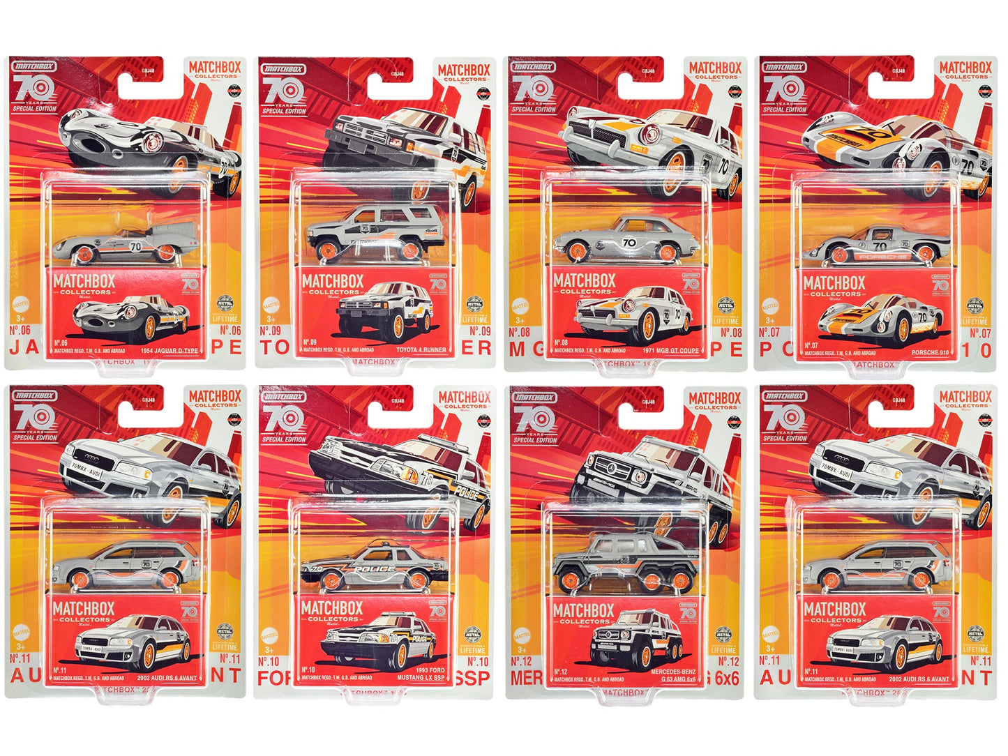 "Collectors" Superfast 2023 S "70 Years" Special Edition Set of 8 - Premium Other from Matchbox - Just $100.79! Shop now at Rapidvehicles