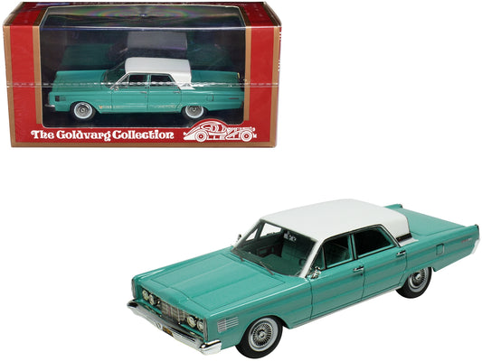 1965 Mercury Park Lane Breezeway Aquamarine with White Top and - Premium Mercury Models from Goldvarg Collection - Just $132.29! Shop now at Rapidvehicles