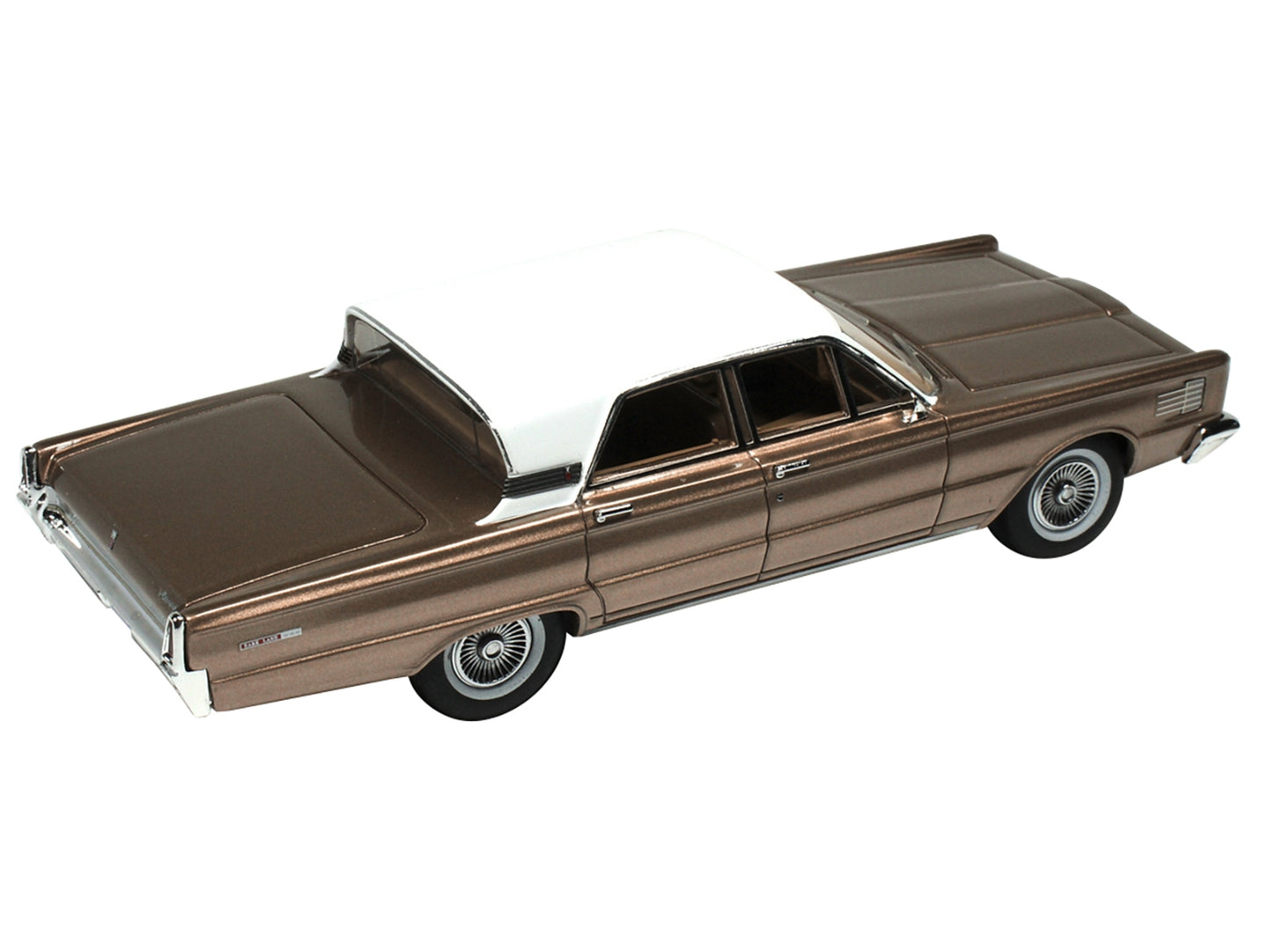 1965 Mercury Park Lane Pecan Frost Brown Metallic with White Top - Premium Mercury Models from Goldvarg Collection - Just $109.68! Shop now at Rapidvehicles