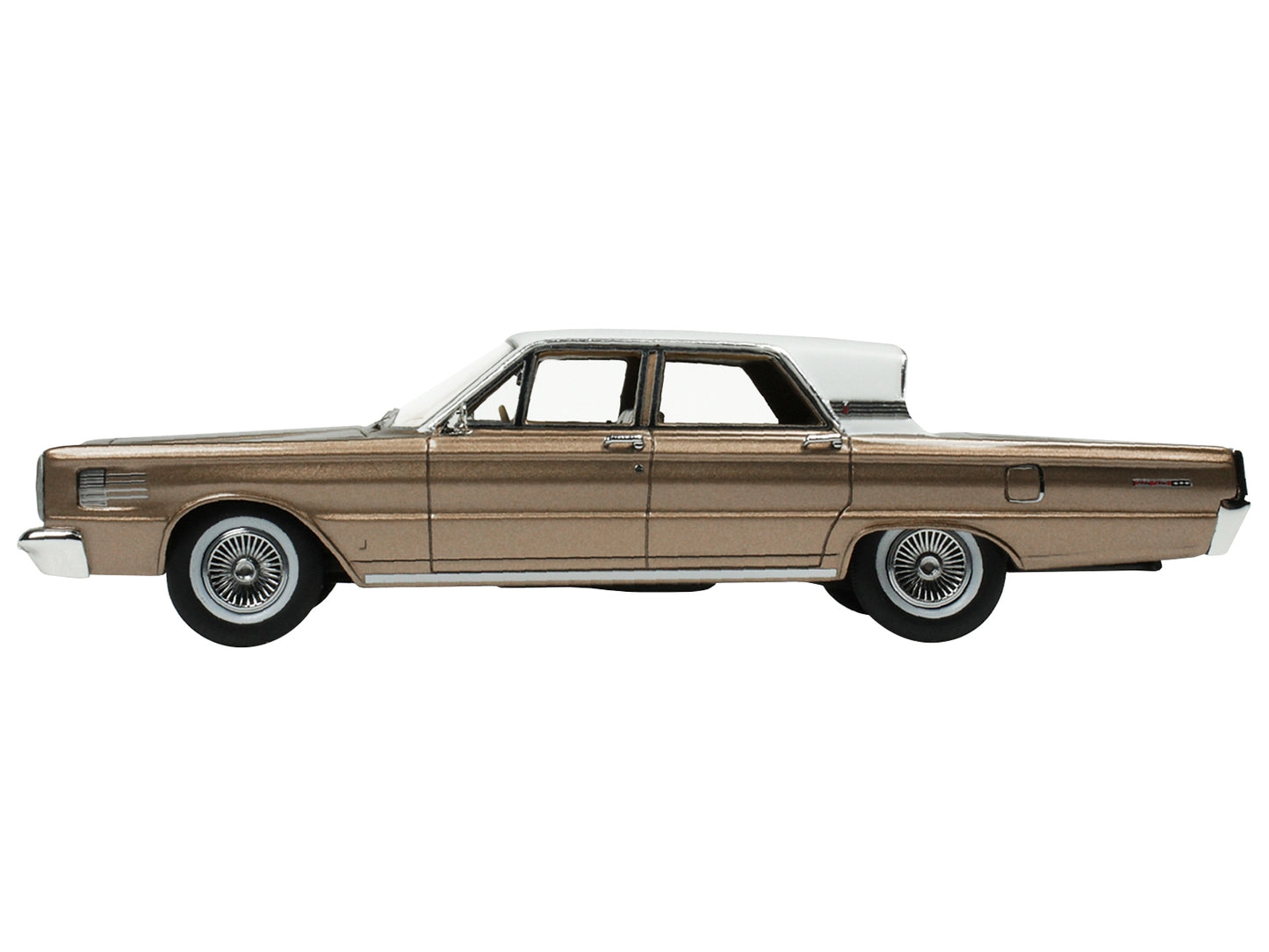 1965 Mercury Park Lane Pecan Frost Brown Metallic with White Top - Premium Mercury Models from Goldvarg Collection - Just $109.68! Shop now at Rapidvehicles