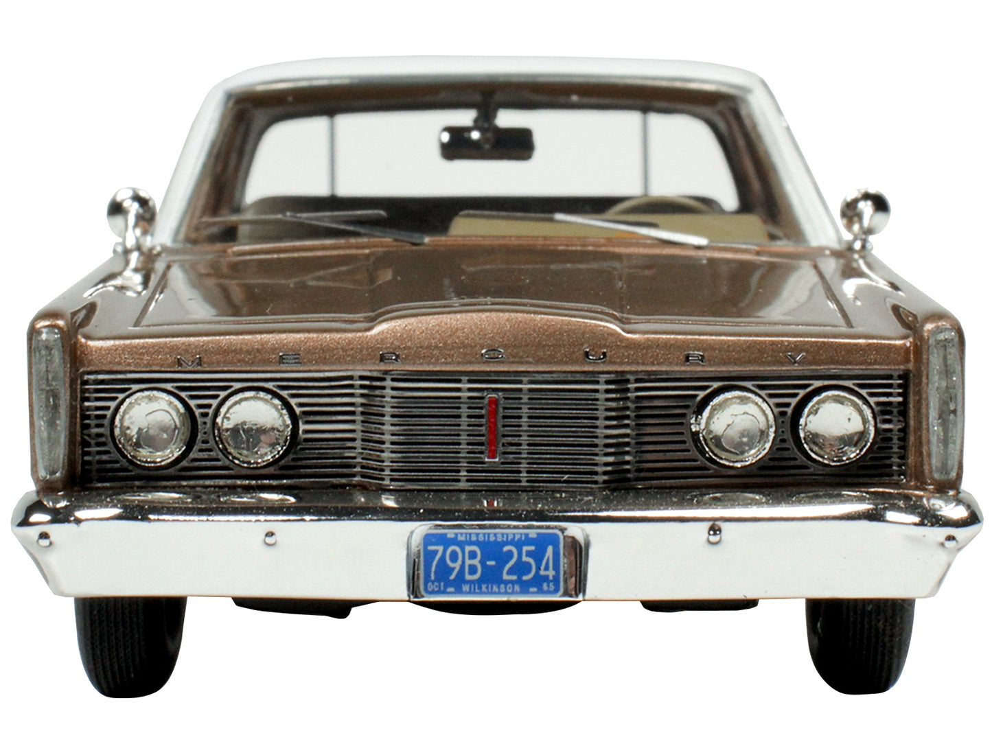 1965 Mercury Park Lane Pecan Frost Brown Metallic with White Top - Premium Mercury Models from Goldvarg Collection - Just $109.68! Shop now at Rapidvehicles