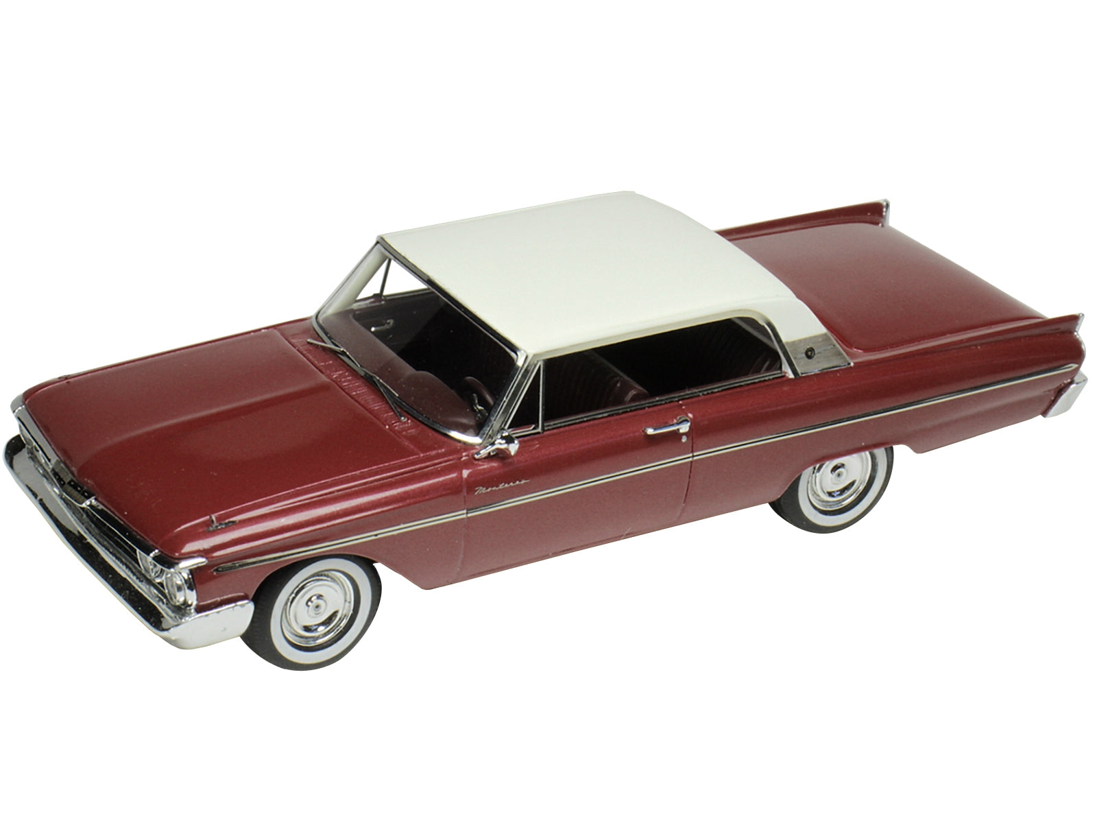 1961 Mercury Monterey Red Metallic with White Top Limited Edition to 210 pieces Worldwide 1/43 Model Car by Goldvarg Collection - Premium Mercury Models from Goldvarg Collection - Just $121.87! Shop now at Rapidvehicles