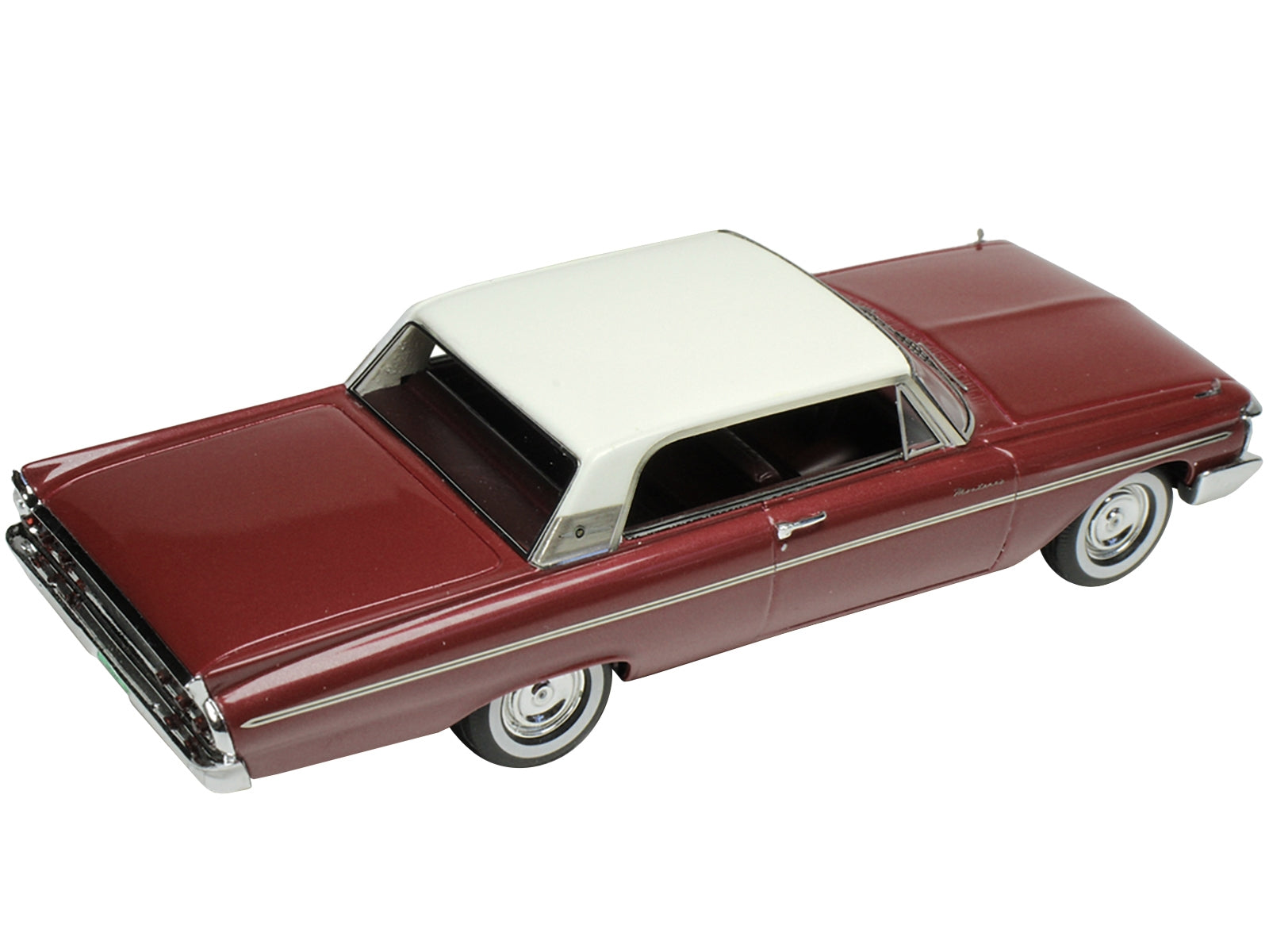 1961 Mercury Monterey Red Metallic with White Top Limited Edition to 210 pieces Worldwide 1/43 Model Car by Goldvarg Collection - Premium Mercury Models from Goldvarg Collection - Just $121.87! Shop now at Rapidvehicles