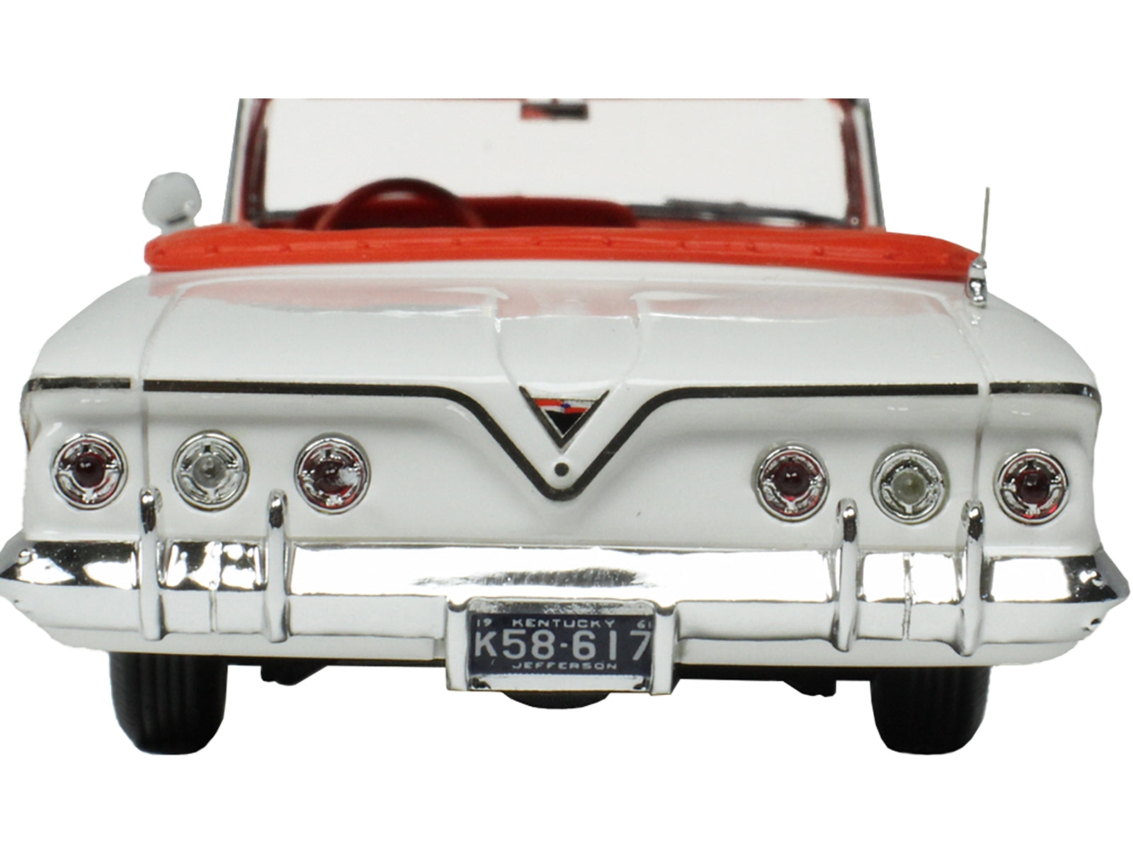 1961 Chevrolet Impala Convertible White with Red Interior Limited Edition to 240 pieces Worldwide 1/43 Model Car by Goldvarg Collection - Premium Chevrolet Models from Goldvarg Collection - Just $121.87! Shop now at Rapidvehicles