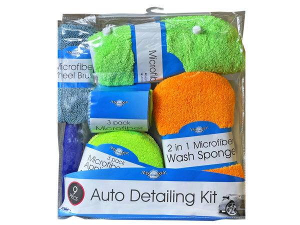 9 Piece Microfiber Car Cleaning Kit ( Case of 2 ) - Premium Auto Care & Maintenance from Rapidvehicles - Just $50.99! Shop now at Rapidvehicles