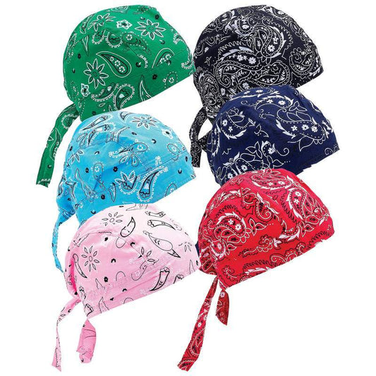 6pc astd pasley cot skull caps - Premium DO RAGS from Rapidvehicles - Just $30.67! Shop now at Rapidvehicles