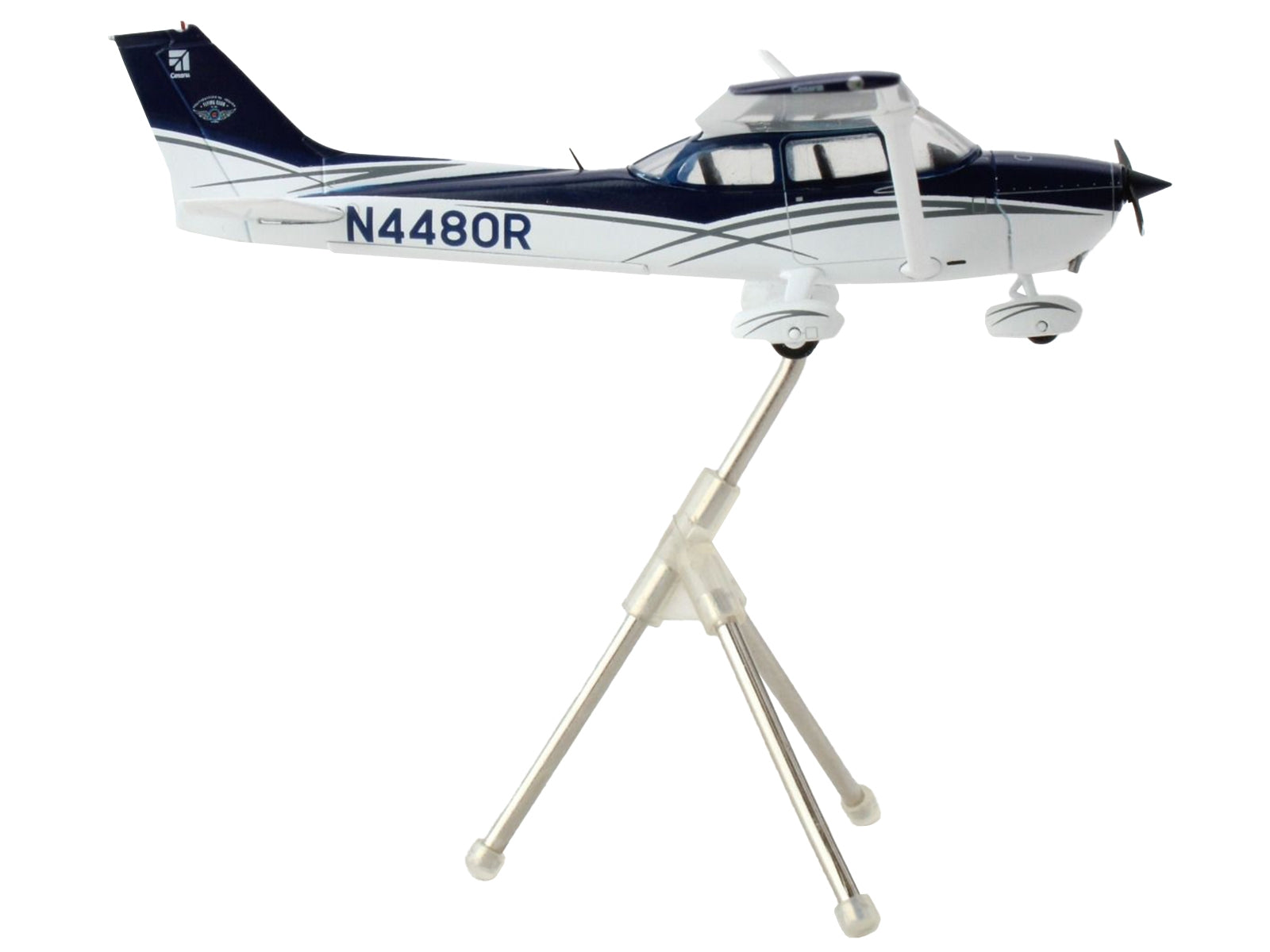 Cessna 172 Skyhawk Aircraft "N4480R" Blue and White "Gemini General Aviation" Series 1/72 Diecast Model by GeminiJets - Premium Cessna from GeminiJets - Just $94.36! Shop now at Rapidvehicles