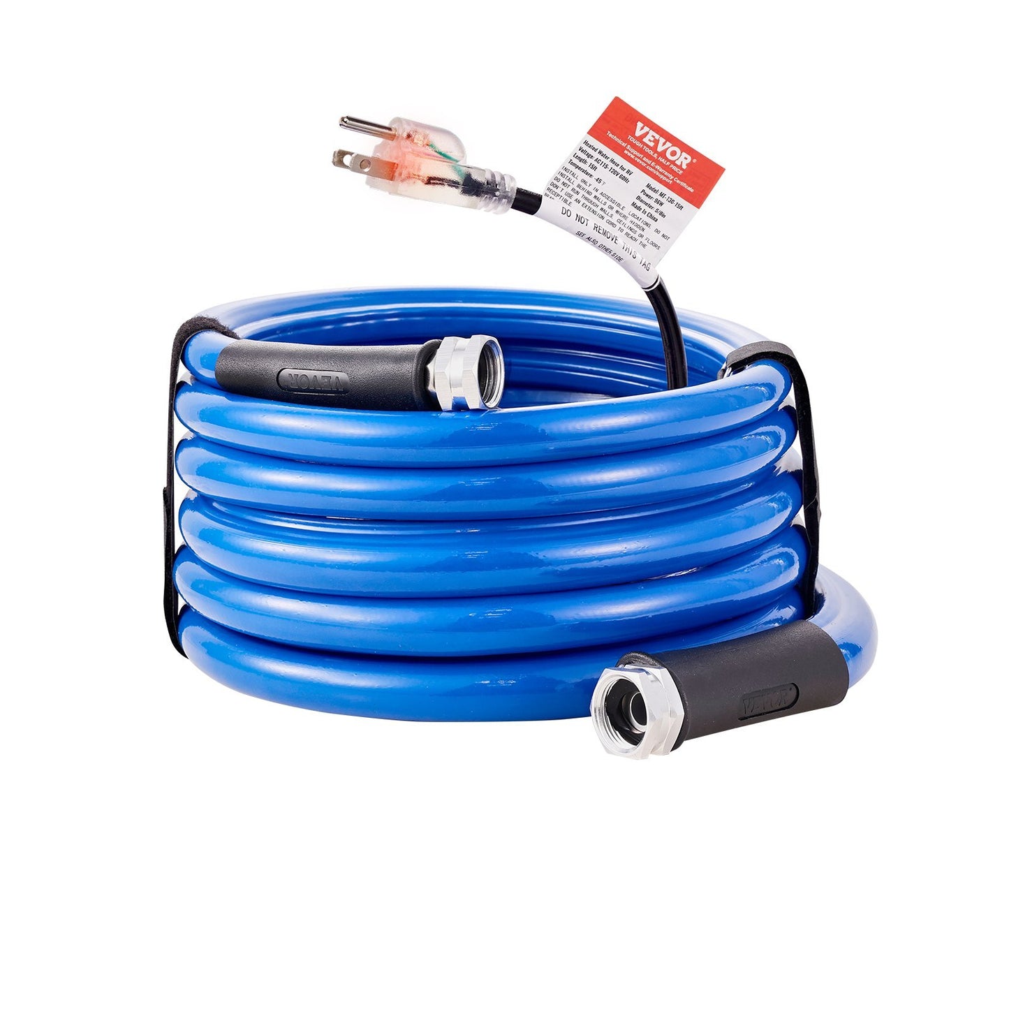 VEVOR 15ft Heated Water Hose for RV, Heated Drinking Water Hose Antifreeze to -45?F, Automatic Self-regulating, 5/8" I.D. with 3/4" GHT Adapter, Lead and BPA Free - Premium Plumbing from VEVOR - Just $76.84! Shop now at Rapidvehicles