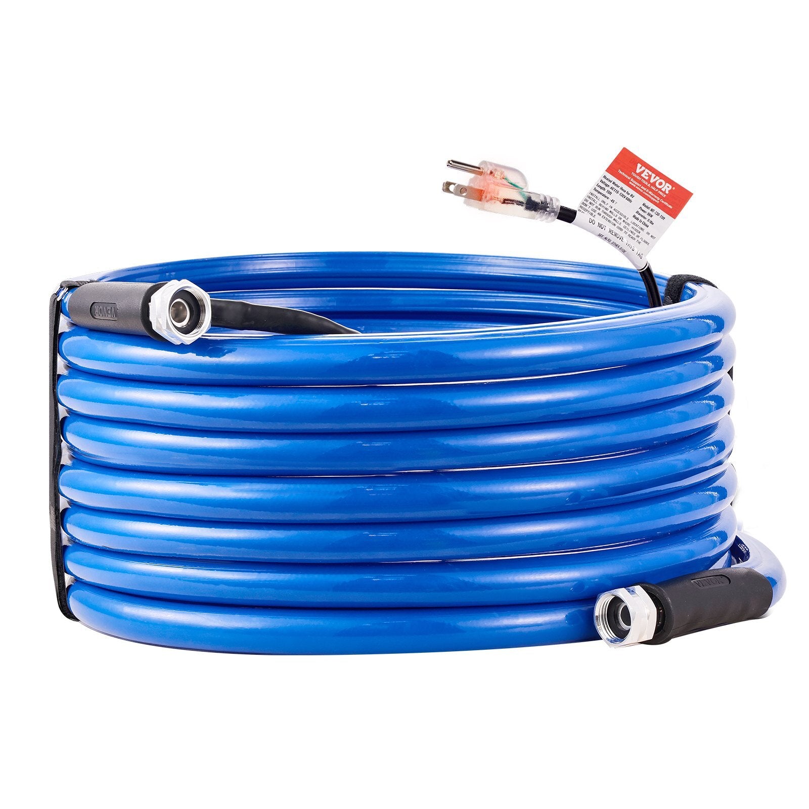 VEVOR 50ft Heated Water Hose for RV, Heated Drinking Water Hose Antifreeze to -45?F, Automatic Self-regulating, 5/8" I.D. with 3/4" GHT Adapter, Lead and BPA Free - Premium Plumbing from VEVOR - Just $122.19! Shop now at Rapidvehicles