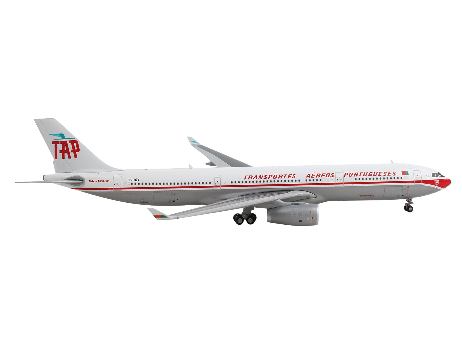 Airbus A330-300 Commercial Aircraft "TAP Air Portugal" White with Red Stripes 1/400 Diecast Model Airplane by GeminiJets - Premium Aircrafts and War Planes from GeminiJets - Just $80.09! Shop now at Rapidvehicles