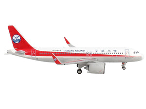 Airbus A320neo Commercial Aircraft "Sichuan Airlines" White with Red Stripes and Tail 1/400 Diecast Model Airplane by GeminiJets - Premium Boeing from GeminiJets - Just $64.99! Shop now at Rapidvehicles