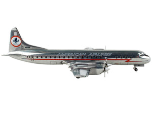 Lockheed L-188 Electra Commercial Aircraft "American Airlines" Silver with Red Stripes 1/400 Diecast Model Airplane by GeminiJets - Premium Lockheed from GeminiJets - Just $67.99! Shop now at Rapidvehicles