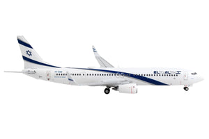 Boeing 737-900ER Commercial Aircraft "El Al Israel Airlines" White with Blue Stripes 1/400 Diecast Model Airplane by GeminiJets - Premium Boeing from GeminiJets - Just $64.99! Shop now at Rapidvehicles