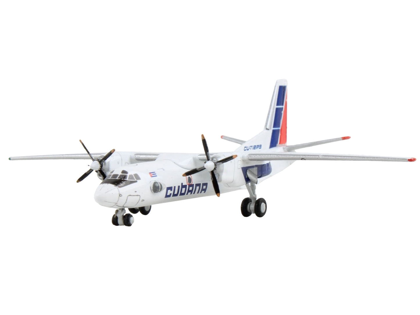 Antonov An-26 Commercial Aircraft "Cubana de Aviacion" White with - Premium Antonov from GeminiJets - Just $65.01! Shop now at Rapidvehicles