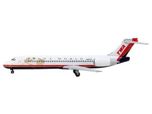 Boeing 717-200 Commercial Aircraft "Trans World Airlines" White with Red Stripes 1/400 Diecast Model Airplane by GeminiJets - Premium Boeing from GeminiJets - Just $64.99! Shop now at Rapidvehicles