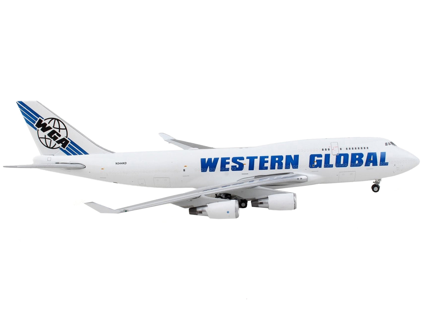 Boeing 747-400F Commercial Aircraft "Western Global" White with - Premium Boeing from GeminiJets - Just $101.99! Shop now at Rapidvehicles