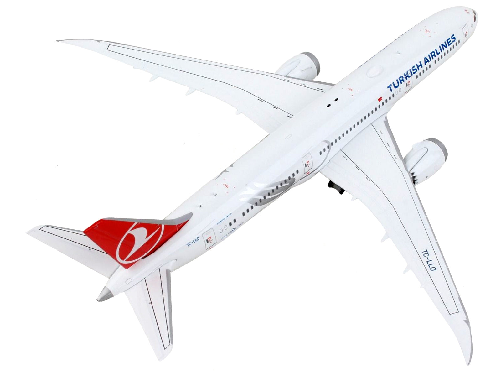 Boeing 787-9 Commercial Aircraft "Turkish Airlines" White with Red Tail 1/400 Diecast Model Airplane by GeminiJets - Premium Boeing from GeminiJets - Just $74.99! Shop now at Rapidvehicles