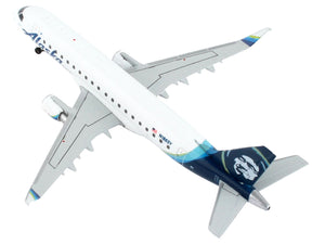 Embraer ERJ-175 Commercial Aircraft "Alaska Airlines" White with Blue Tail 1/400 Diecast Model Airplane by GeminiJets - Premium Embraer from GeminiJets - Just $65.99! Shop now at Rapidvehicles