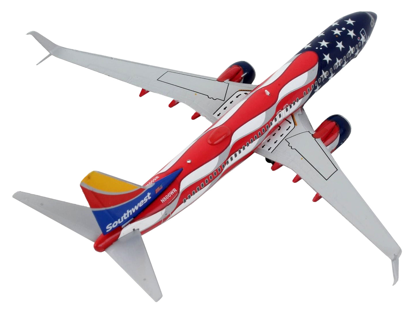 Boeing 737-800 Commercial Aircraft "Southwest Airlines - Freedom - Premium Boeing from GeminiJets - Just $69.29! Shop now at Rapidvehicles