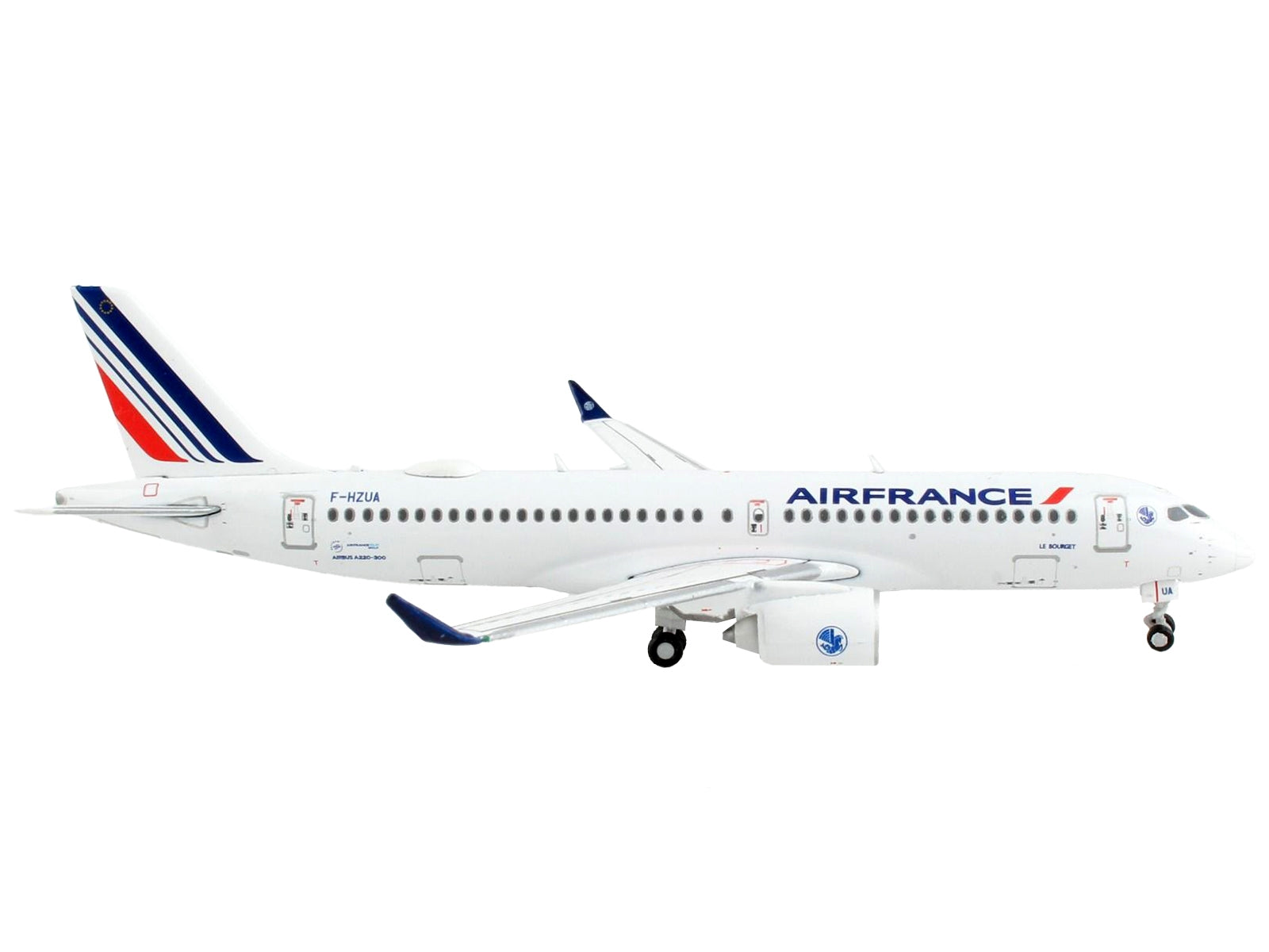 Airbus A220-300 Commercial Aircraft "Air France" White with Tail - Premium Aircrafts and War Planes from GeminiJets - Just $79.99! Shop now at Rapidvehicles