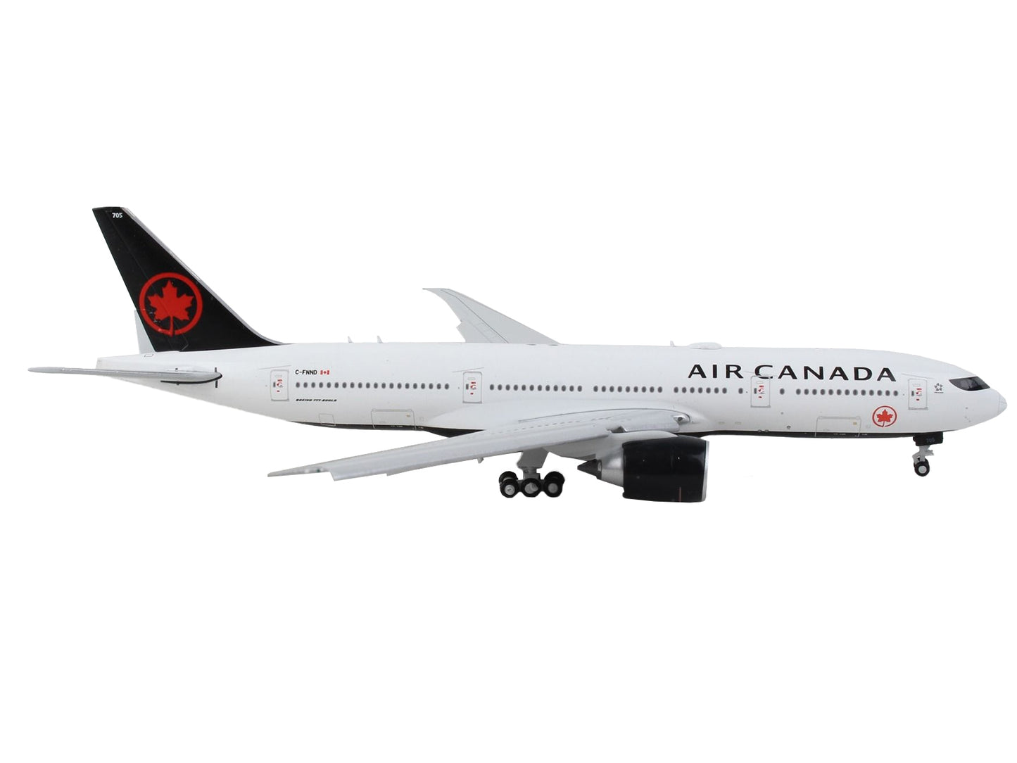 Boeing 777-200LR Commercial Aircraft with Flaps Down "Air Canada" - Premium Boeing from GeminiJets - Just $89.99! Shop now at Rapidvehicles