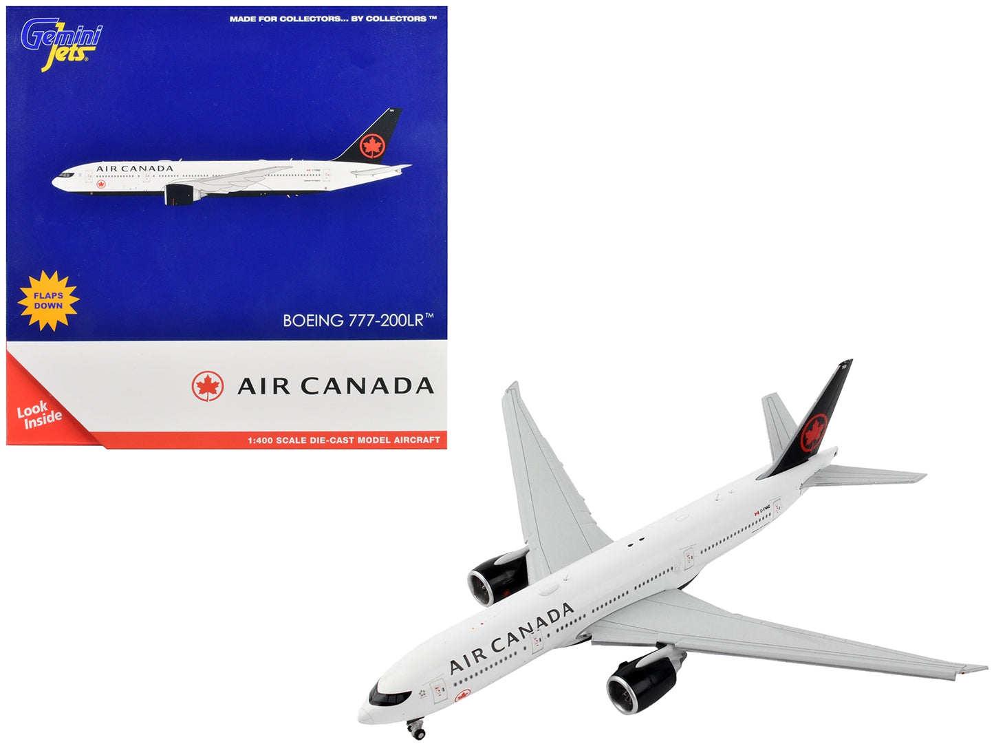 Boeing 777-200LR Commercial Aircraft with Flaps Down "Air Canada" - Premium Boeing from GeminiJets - Just $89.99! Shop now at Rapidvehicles