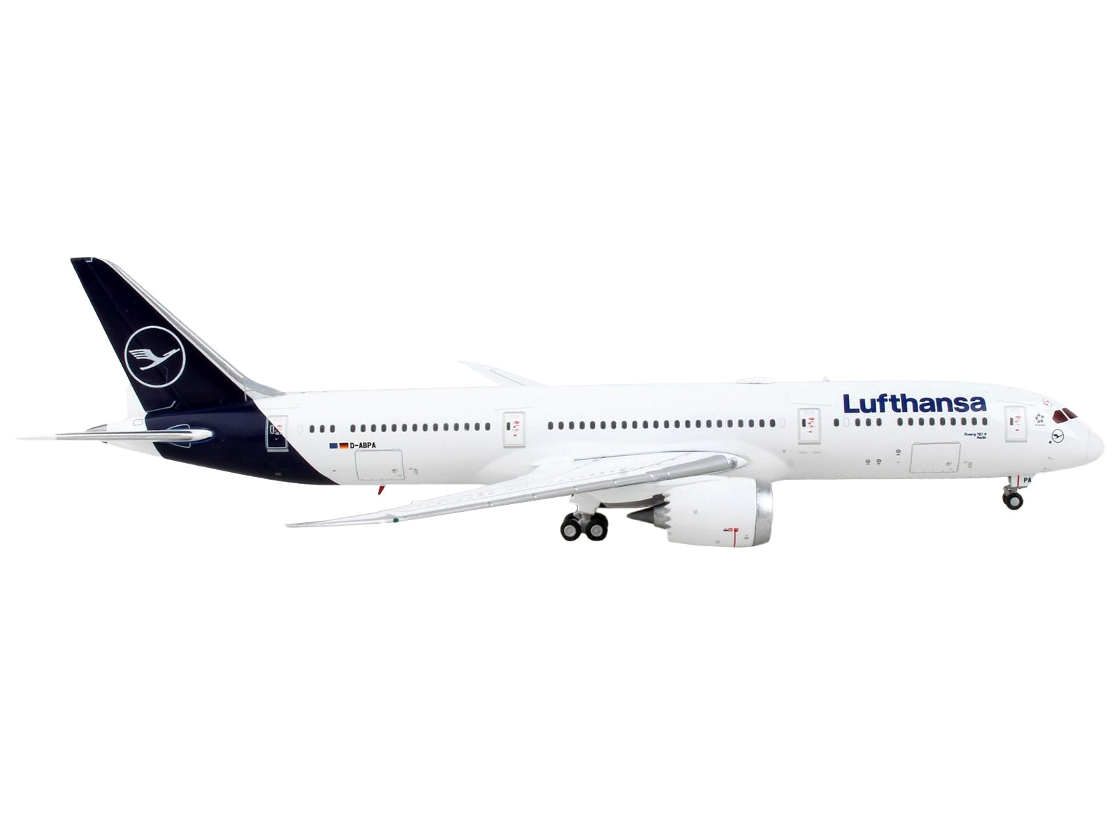 Boeing 787-9 Commercial Aircraft "Lufthansa - D-ABPA" White with Dark Blue Tail 1/400 Diecast Model Airplane by GeminiJets - Premium Boeing from GeminiJets - Just $71.99! Shop now at Rapidvehicles