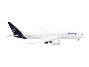 Boeing 787-9 Commercial Aircraft with Flaps Down "Lufthansa" White with Dark Blue Tail 1/400 Diecast Model Airplane by GeminiJets - Premium Boeing from GeminiJets - Just $77.99! Shop now at Rapidvehicles